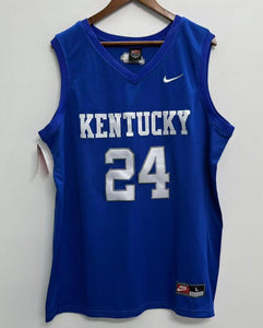 Jamal Mashburn University of Kentucky Jersey Nike blue