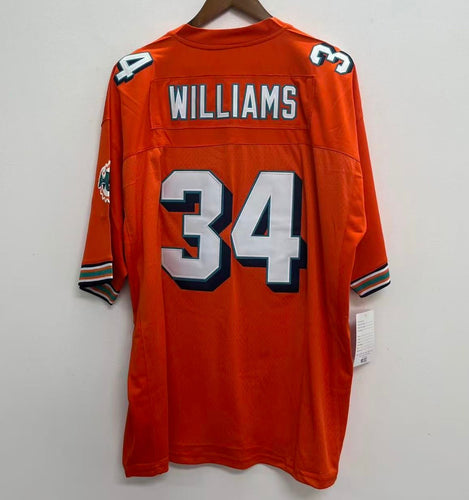 Ricky Williams Miami Dolphins Official NFL Jersey Mitchell & Ness