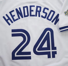 Rickey Henderson Toronto Blue Jays 1993 World Series Official MLB Majestic Jersey White