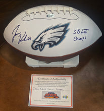 Jason Kelce Philadelphia Eagles Autographed Football with COA