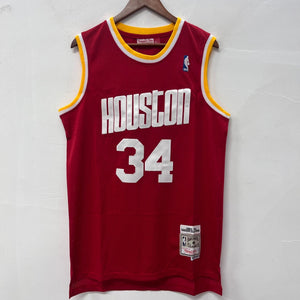 Hakeem Olajuwon Houston Rockets official NBA Jersey Mitchell & Ness