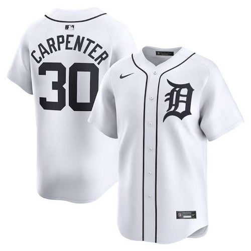 Kerry Carpenter Detroit Tigers Youth KIDS Official MLB Nike Jersey White