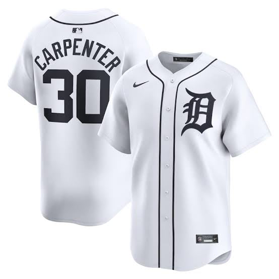 Kerry Carpenter Detroit Tigers Youth KIDS Official MLB Nike Jersey White
