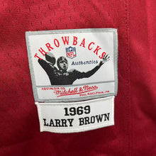 Larry Brown 1969 Washington Redskins Commanders Official NFL Mitchell & Ness Jersey