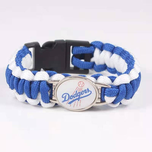 Los Angeles Dodgers snap clasp bracelet
