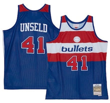 Wes Unseld Washington Bullets Official NBA Mitchell & Ness Jersey