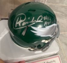 Harold Carmichael Philadelphia Eagles Autographed Mini Helmet with COA Photo signing