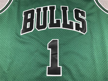 Derrick Rose Chicago Bulls Official NBA Green St. Patrick’s Day Jersey