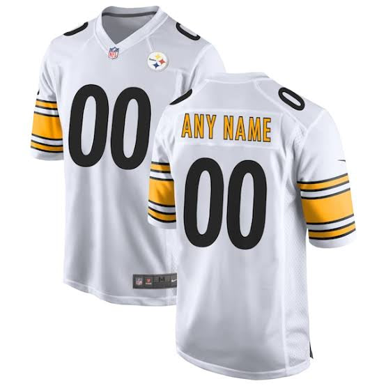 Any name & Number Pittsburgh Steelers customized NFL Nike Jersey white