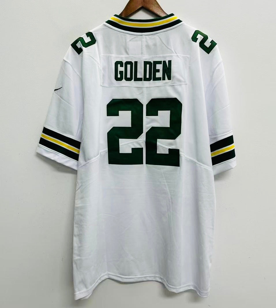 Matthew Golden Green Bay Packers Official NFL Nike Jersey White