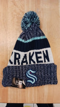 Seattle Kraken NHL New Era winter Hat with Pom Pom