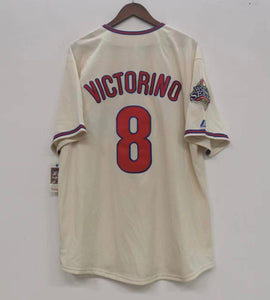 Shane Victorino Philadelphia Phillies Jersey 2008 World Series cream color