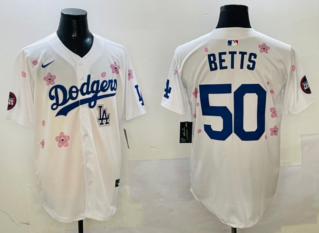 Mookie Betts Los Angeles Dodgers Official MLB Nike Jersey with