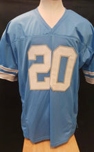 Barry Sanders Detroit Lions autographed custom jersey COA