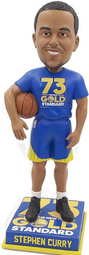 Stephen Curry Golden State Warriors 73 New Gold Standard  Bobblehead Forever Collectibles