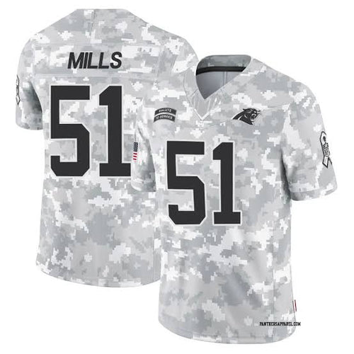Sam Mills Carolina Panthers Official NFL NIKE Salute to Service Jersey