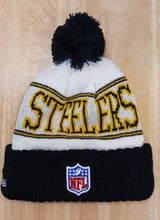 Pittsburgh Steelers NFL New Era winter Hat with Pom Pom retro logo
