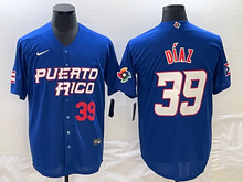Edwin Diaz Puerto Rico Official Nike jersey