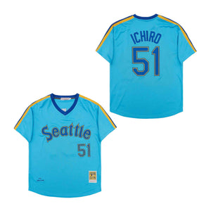 Ichiro Suzuki Seattle Mariners Jersey Mitchell & Ness pullover