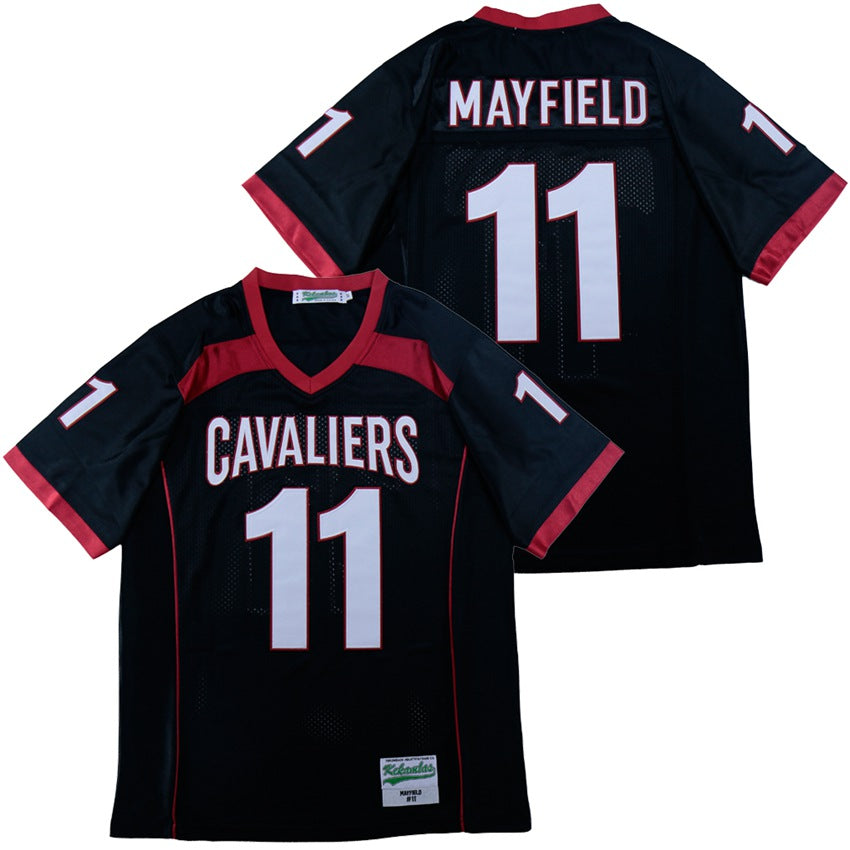 Baker Mayfield High School Jersey Lake Travis HS Austin TX black