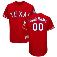 Any Name and Number Texas Rangers customized YOUTH KIDS Official MLB Majestic jersey Red