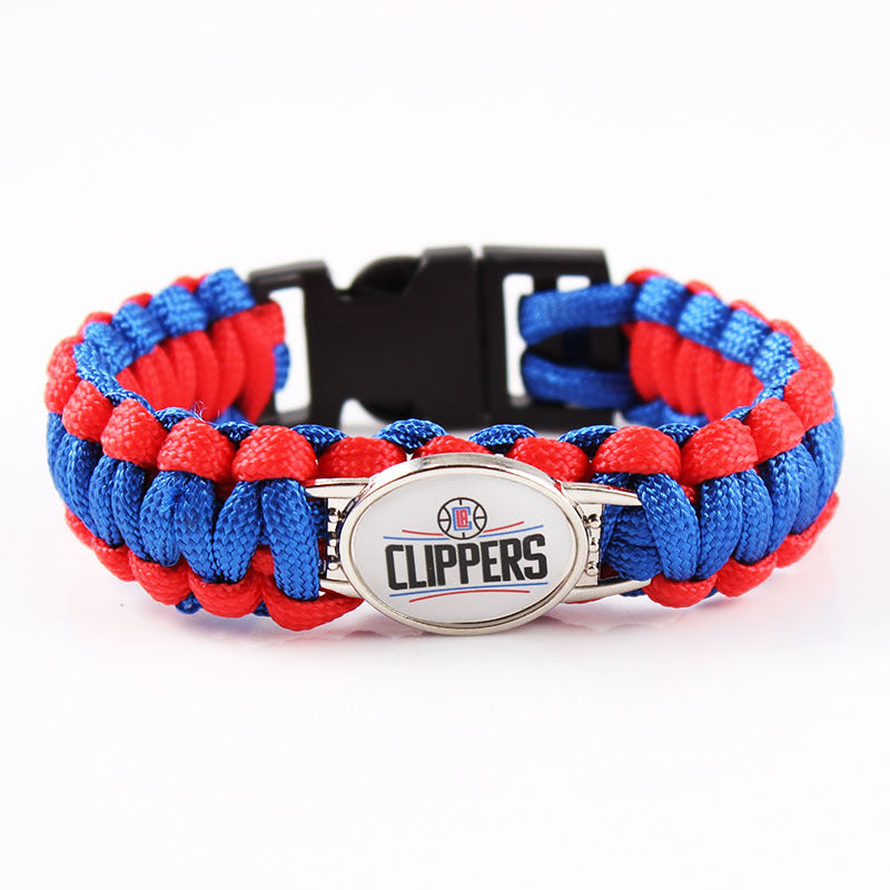 Los Angeles Clippers snap clasp bracelet