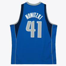 Dirk Nowitzki Dallas Mavericks Official NBA Mitchell & Ness Jersey blue