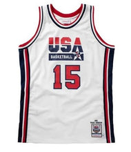 Earvin Magic Johnson USA Olympic Basketball Jersey Mitchell & Ness White