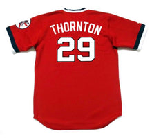 Andre Thornton Cleveland Indians Official MLB Majestic Jersey Red