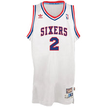 Moses Malone Philadelphia 76ers Official NBA Adidas Jersey White