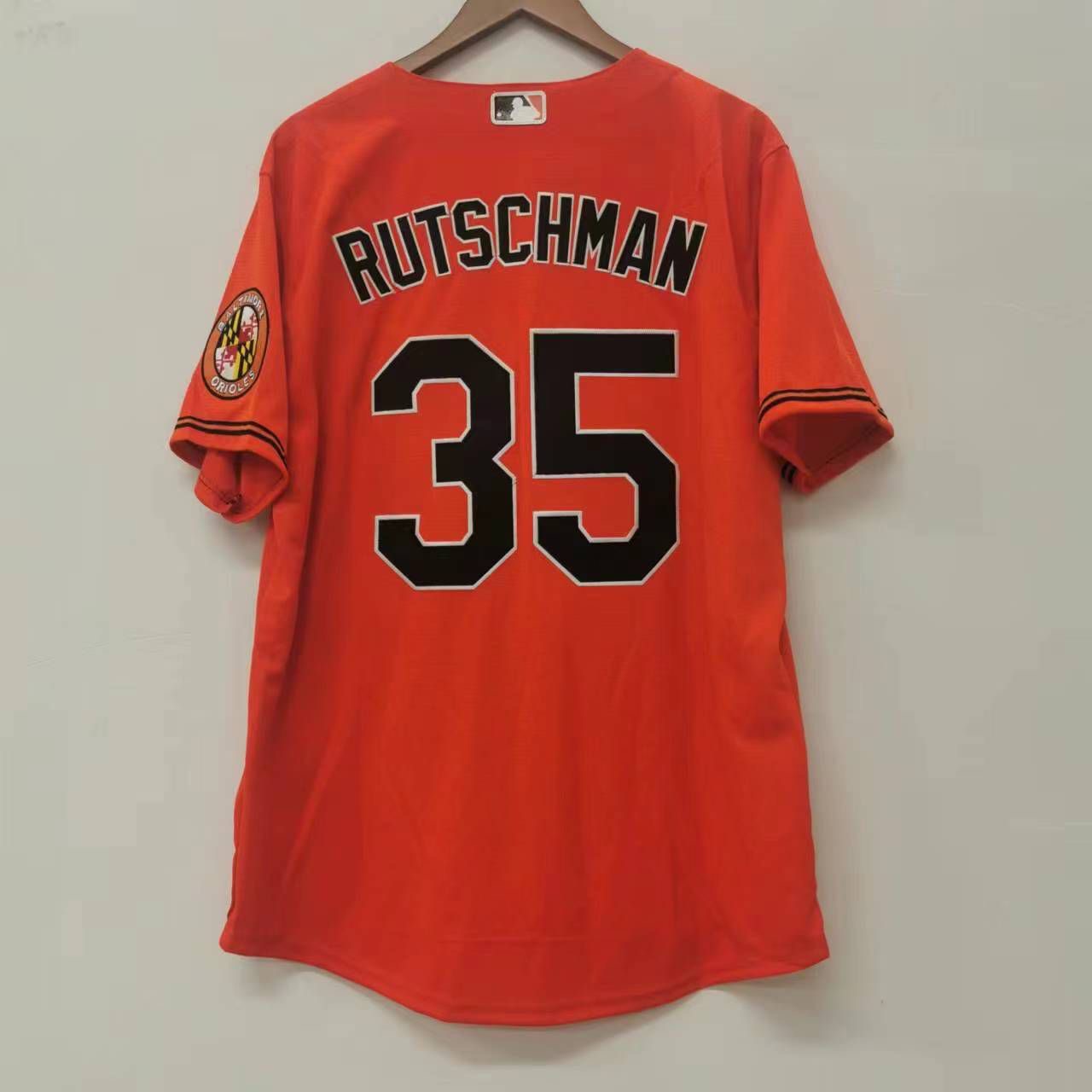 Adley Rutschman Baltimore Orioles Orange Jersey Youth Orioles