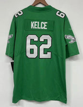 Jason Kelce Philadelphia Eagles Jersey Kelly Green