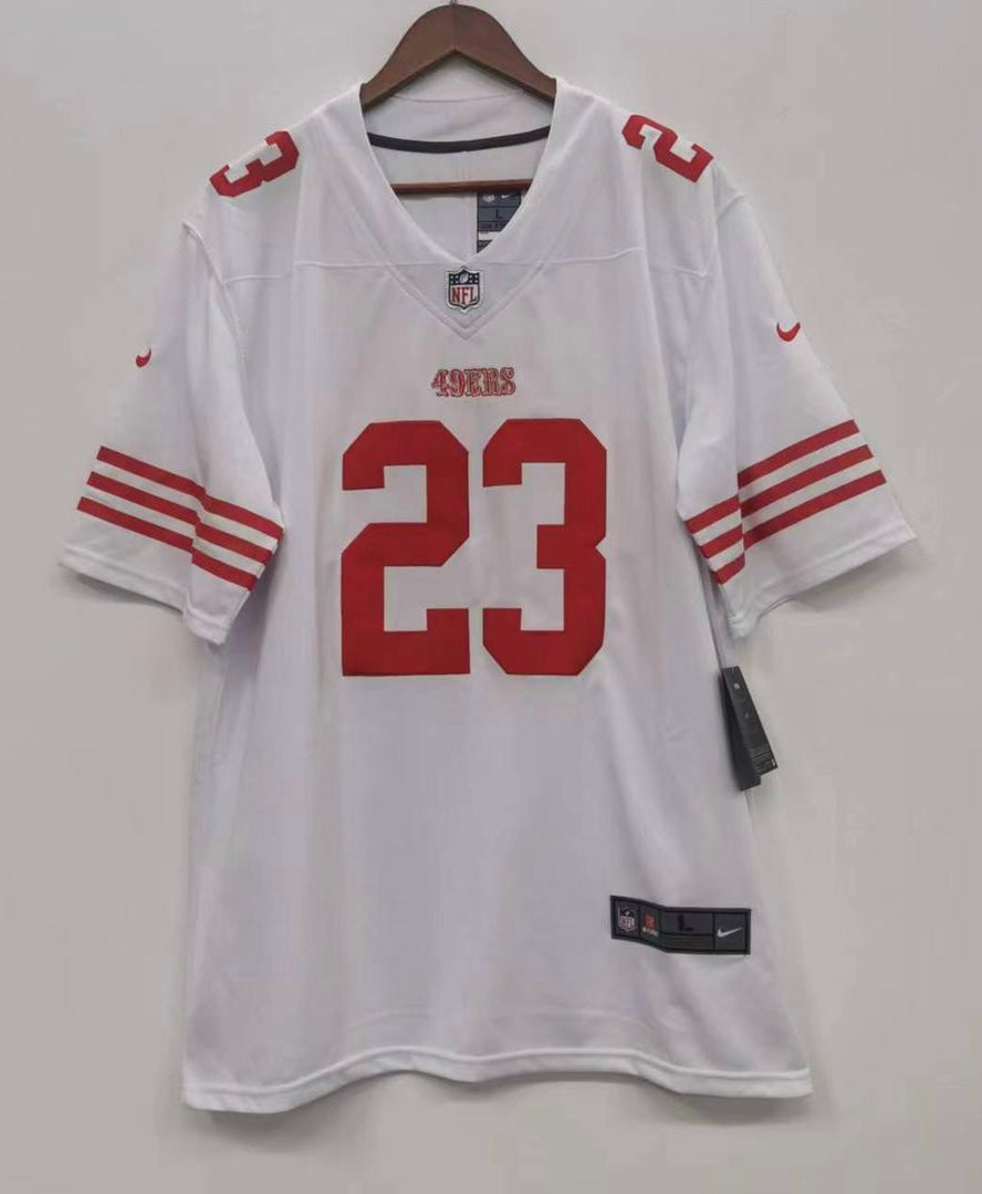 Christian McCaffrey San Francisco 49ers Jersey white – Classic Authentics