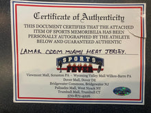 Lamar Odom Miami Heat autographed jersey COA