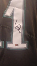 A.J. Brown autographed Philadelphia Eagles Black Nike jersey COA photo signing