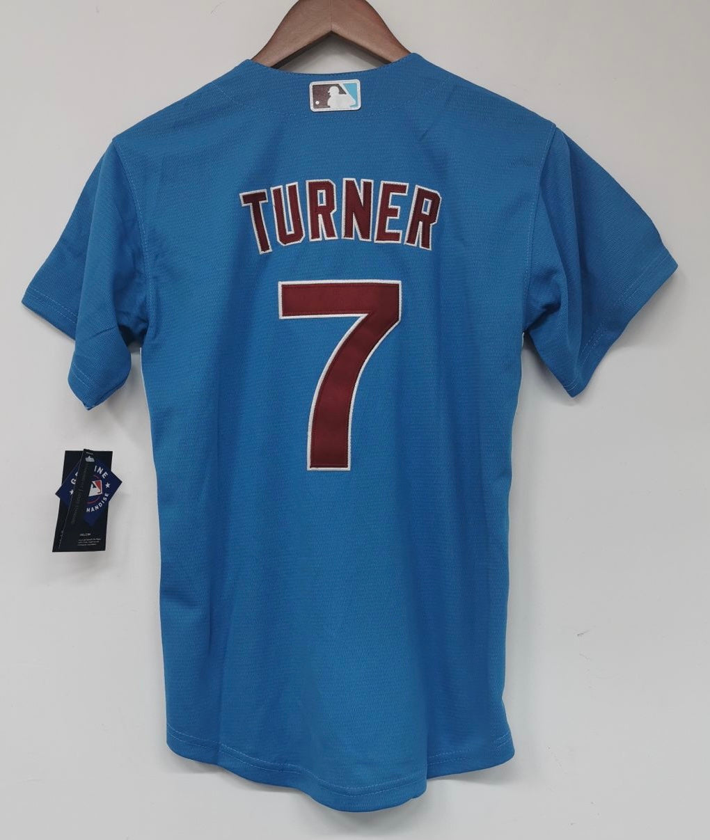 Trea Turner Philadelphia Phillies Jersey blue