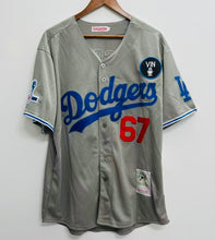 Vin Scully Los Angeles Dodgers Jersey Mitchell & Ness gray