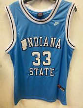 Larry Bird autographed Indiana State Nike jersey COA Photo signing