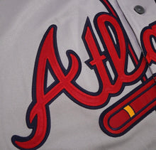 Andruw Jones Atlanta Braves 1999 World Series Official MLB Majestic Jersey gray