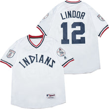 Francisco Lindor Cleveland Indians Jersey Majestic