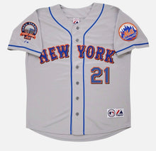 Carlos Delgado New York Mets Official MLB Majestic Jersey gray