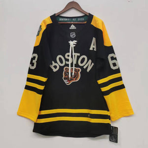 Brad Marchand Boston Bruins NHL Jersey Winter Classic Adidas