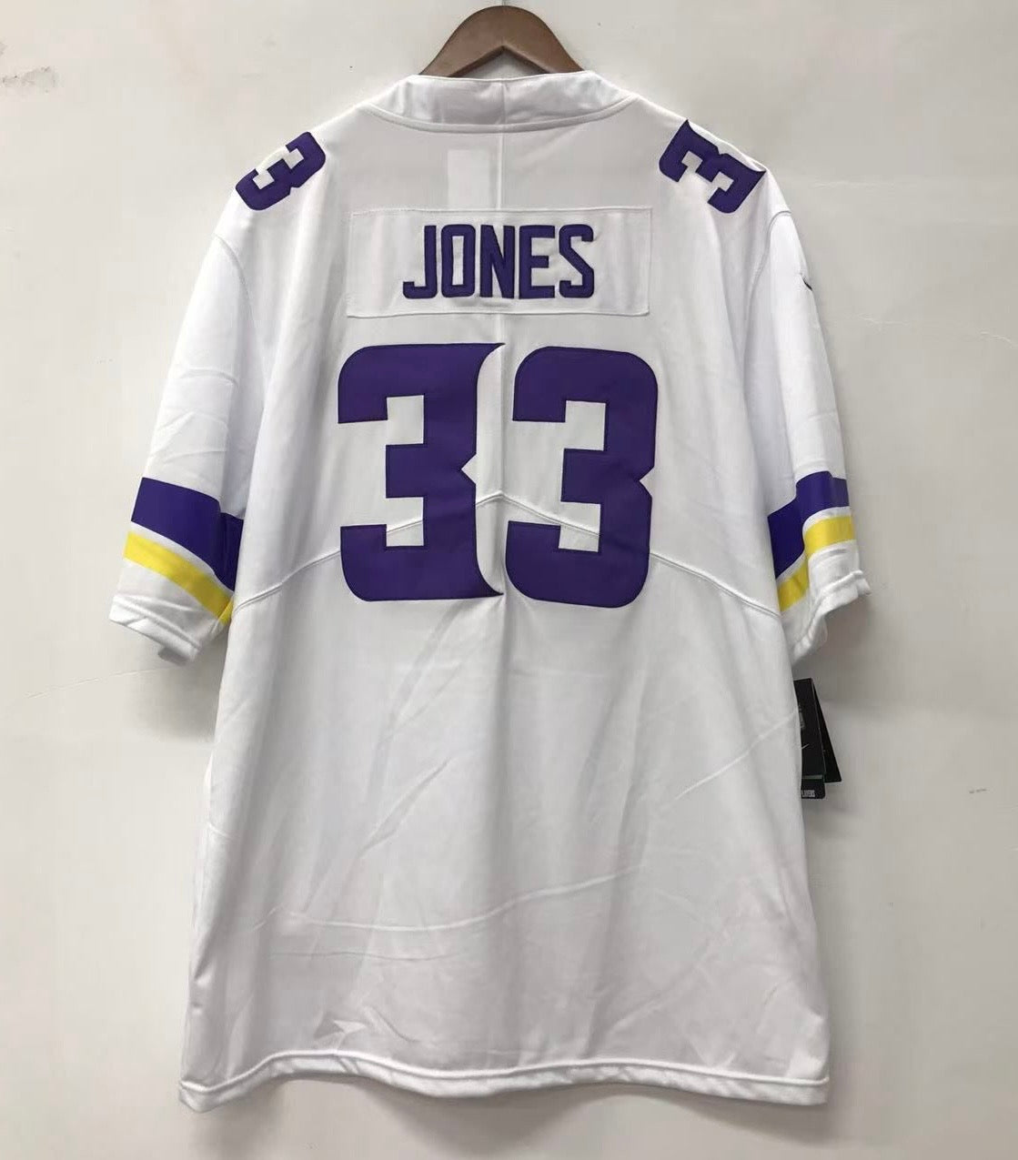 Aaron Jones Minnesota Vikings Official NFL Jersey Nike white