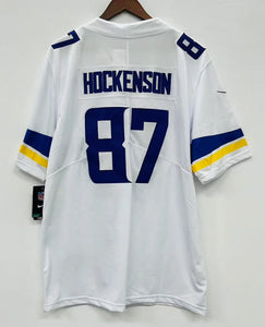 T.J. Hockenson Minnesota Vikings Jersey Nike white