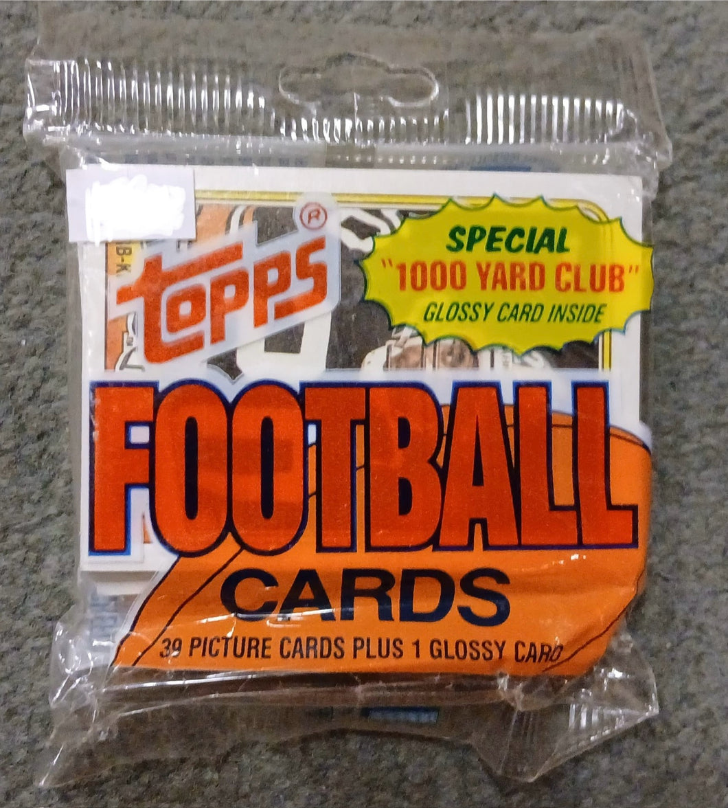 1988 Topps Football jumbo pack 39 cards