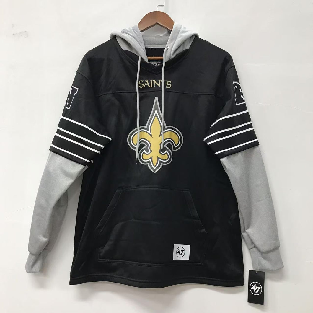 New Orleans Saints Official NFL 47 brand hoodie