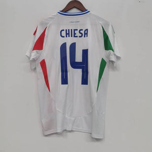 FEDERICO CHIESA ITALY 24/25 AUTHENTIC AWAY JERSEY BY ADIDAS Soccer Futbol Jersey  adult