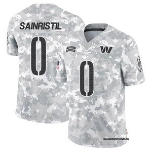 Mike Sainristil Washington Commanders Official NFL Nike Salute to Service Jersey
