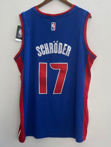 Dennis Schröder Detroit Pistons Official NBA Nike Jersey
