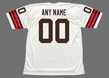 Any name & Number Classic Cleveland Browns white NFL Mitchell & Ness custom made jersey